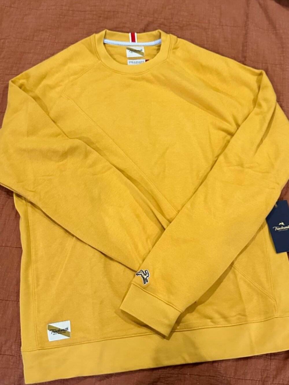 Honey Gold NWT Trackhouse Midweight Crew (M)